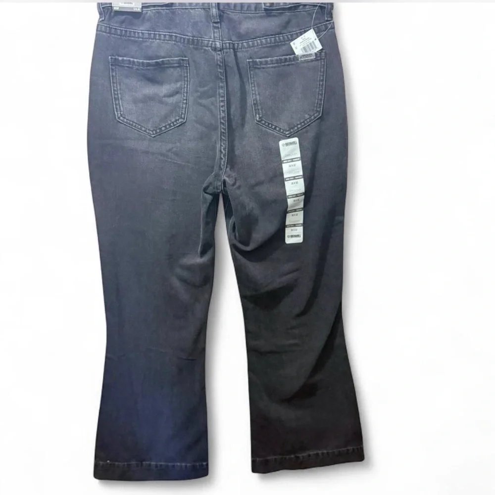 NWT ROCK & ROLL DENIM Black Trouser Jeans with front seam Size 30” - Picture 2 of 4